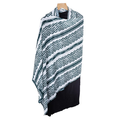 green  Keffiyeh scarf 