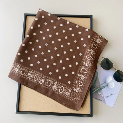 Brown Paisley Scarf