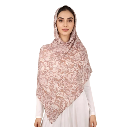 Wholesale Elegant Paisley Scarf Floral Printed Chiffon Hijabs Pack