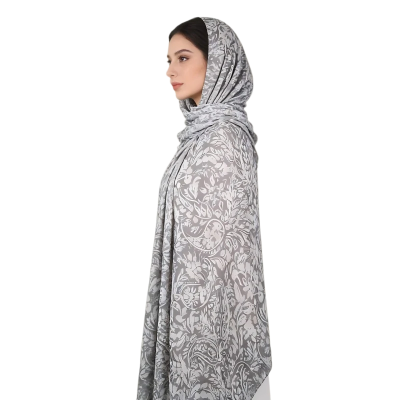 Wholesale Elegant Paisley Scarf Floral Printed Chiffon Hijabs Pack