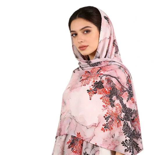 Wholesale Floral Chiffon Hijab Scarf Pack Luxury Printed Headscarf for Resellers