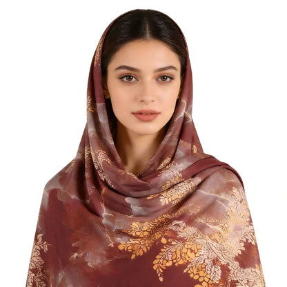 Wholesale Floral Chiffon Hijab Scarf Pack Luxury Printed Headscarf for Resellers