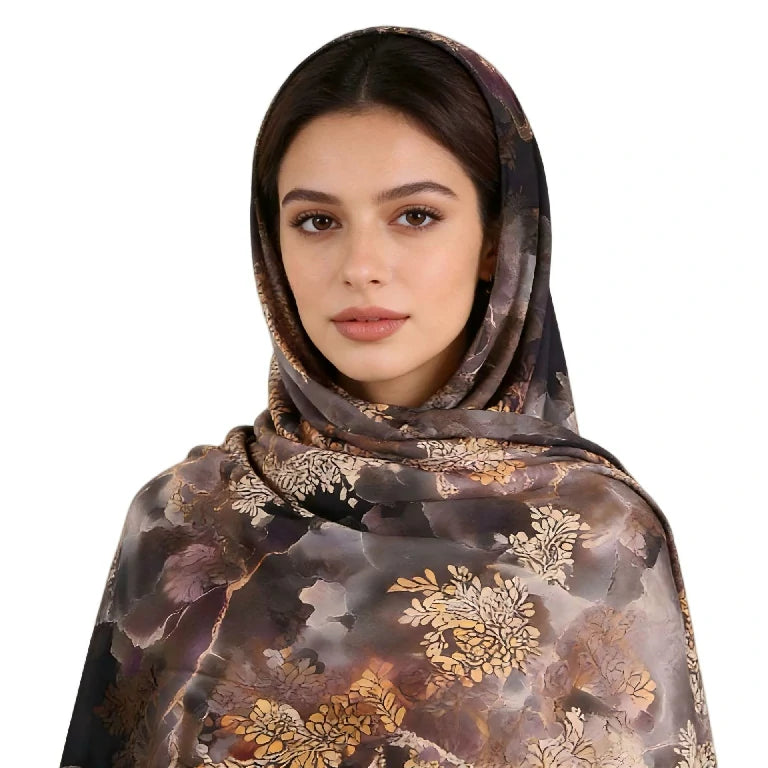 Wholesale Floral Chiffon Hijab Scarf Pack Luxury Printed Headscarf for Resellers