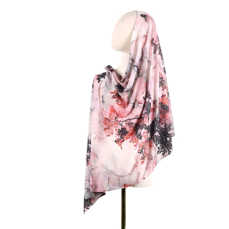 Wholesale Floral Chiffon Hijab Scarf Pack Luxury Printed Headscarf for Resellers