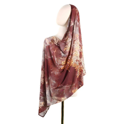 Wholesale Floral Chiffon Hijab Scarf Pack Luxury Printed Headscarf for Resellers