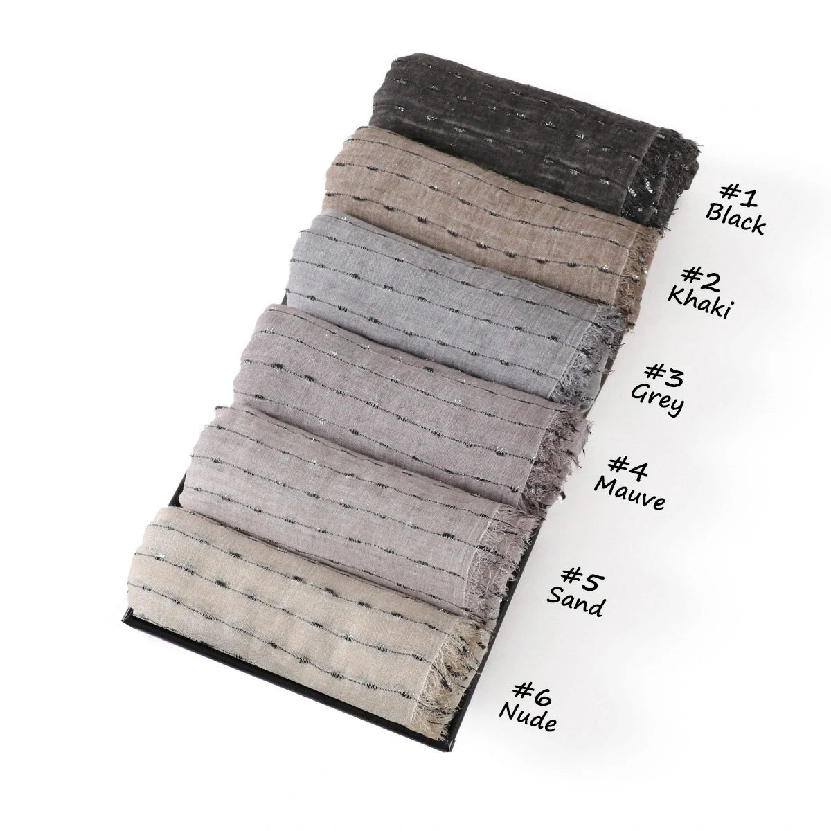 Glitter Stripe Hijab