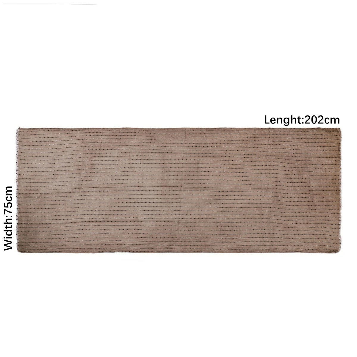 Glitter Stripe Hijab size