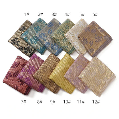 Wholesale Gold Foil Leaf Pattern Chiffon Scarf Elegant Metallic Leaf Print Hijab