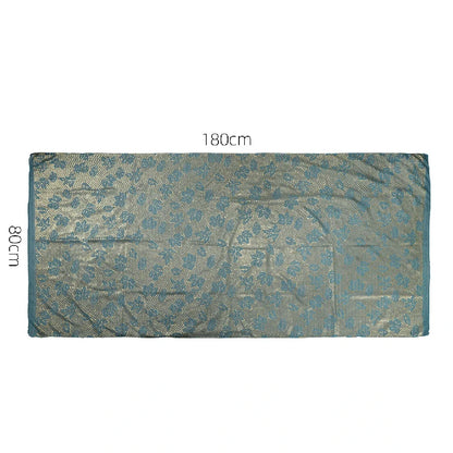 Wholesale Gold Foil Leaf Pattern Chiffon Scarf Elegant Metallic Leaf Print Hijab