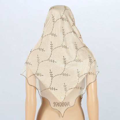Beige Muslim Hijab Scarf