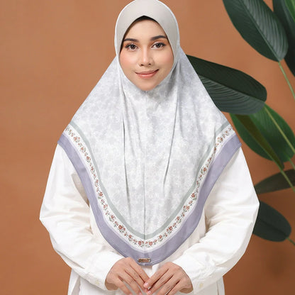 Wholesale Islamic Muslim Square Hijab Floral Pattern Scarf