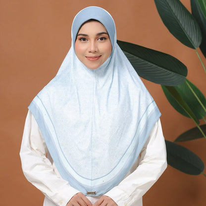 white Full Coverage Chest scarf