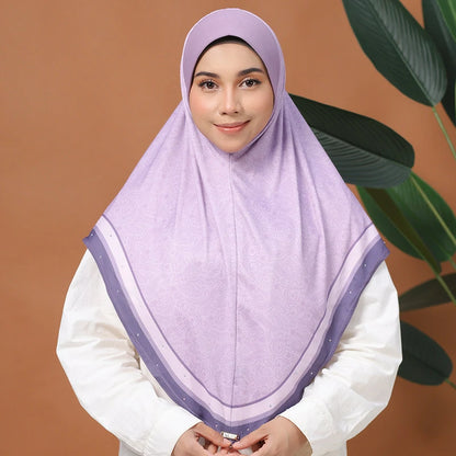 pink Full Coverage Chest hijab scarf