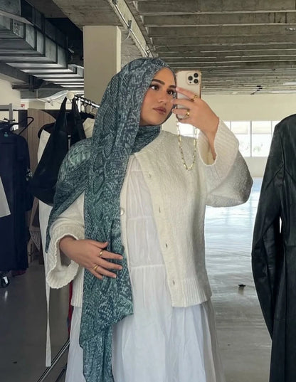 Wholesale Leopard Print Modal Hijab Lightweight Animal Print Scarf for Women