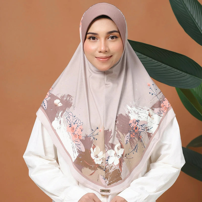 pink Chiffon hijab scarf
