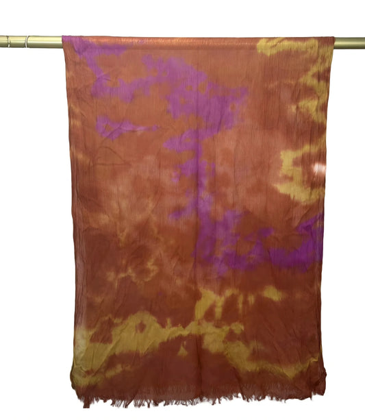 Wholesale Lightweight Marble Print Shawl Elegant Frayed Edges