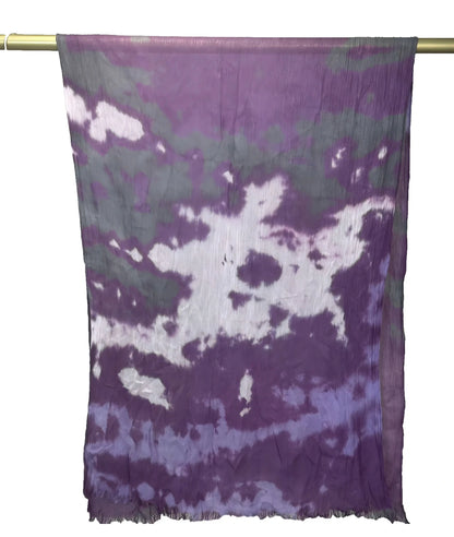Wholesale Lightweight Marble Print Shawl Elegant Frayed Edges
