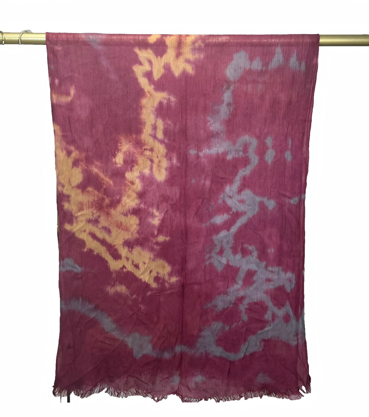 Wholesale Lightweight Marble Print Shawl Elegant Frayed Edges