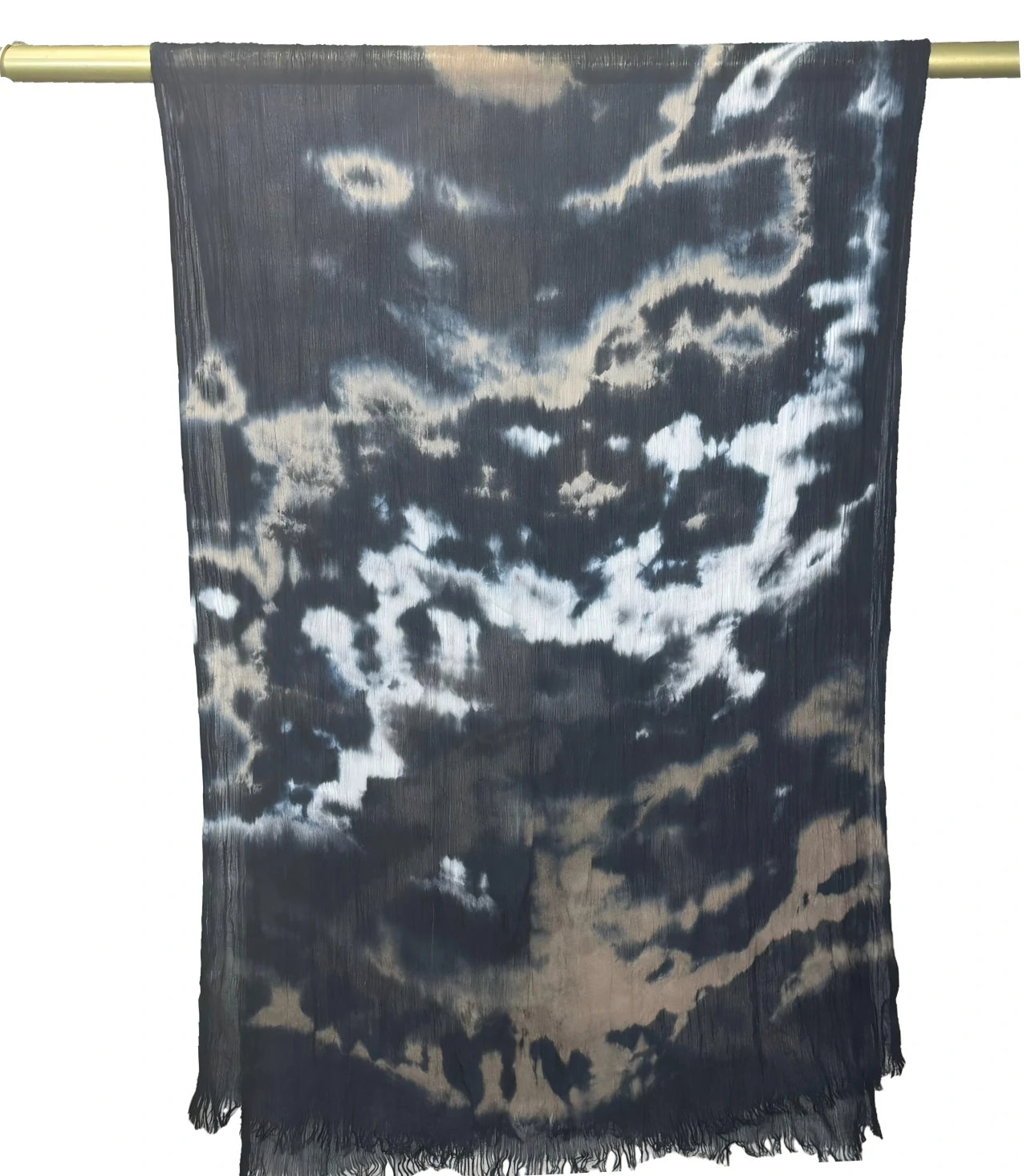 Wholesale Lightweight Marble Print Shawl Elegant Frayed Edges