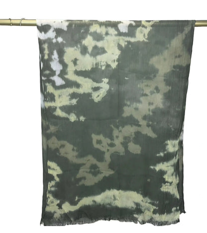 Wholesale Lightweight Marble Print Shawl Elegant Frayed Edges