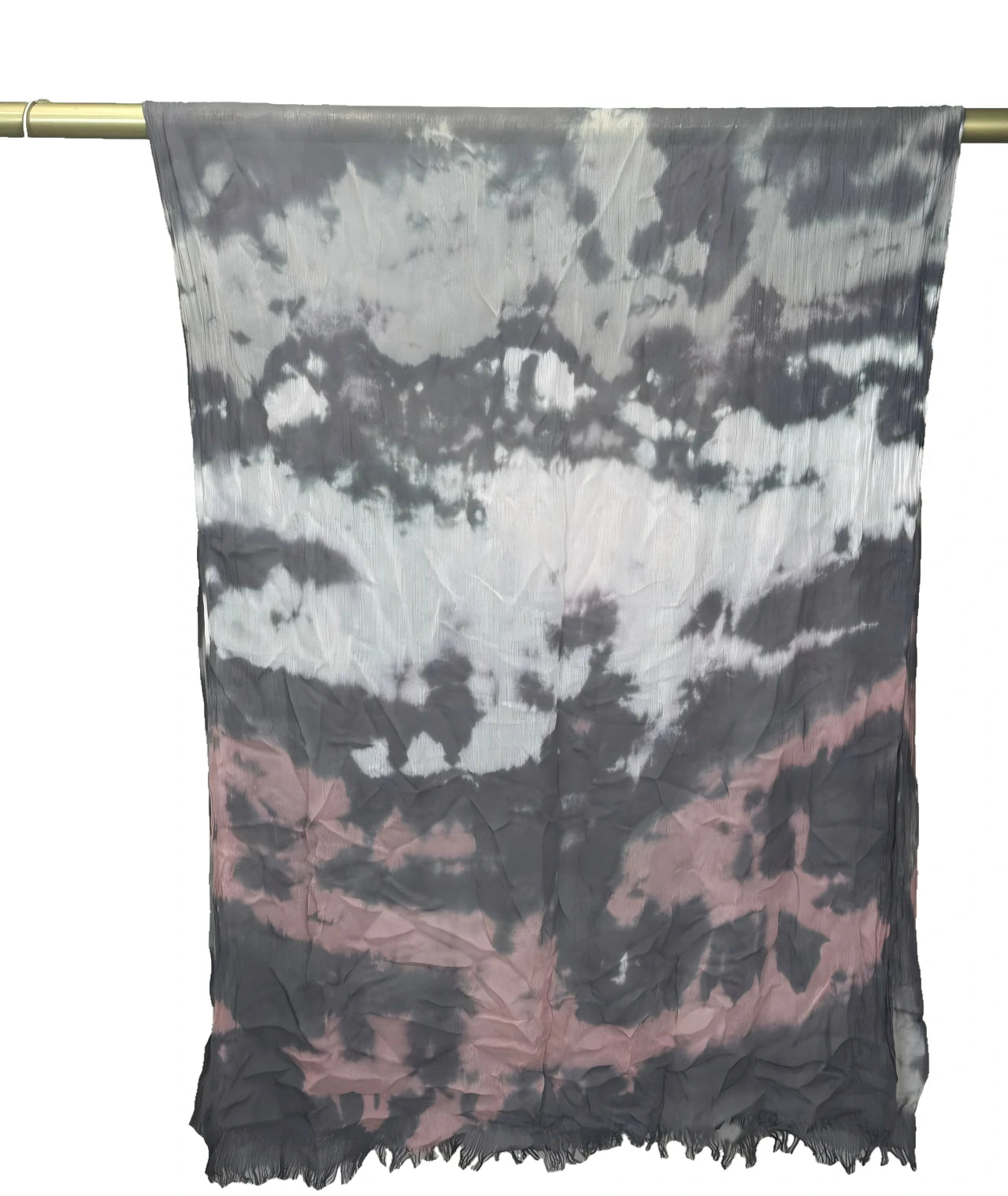 Wholesale Lightweight Marble Print Shawl Elegant Frayed Edges