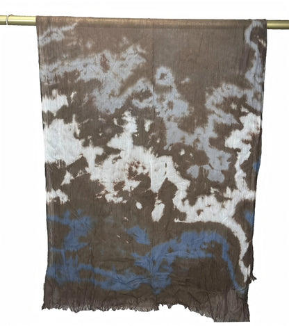 Wholesale Lightweight Marble Print Shawl Elegant Frayed Edges