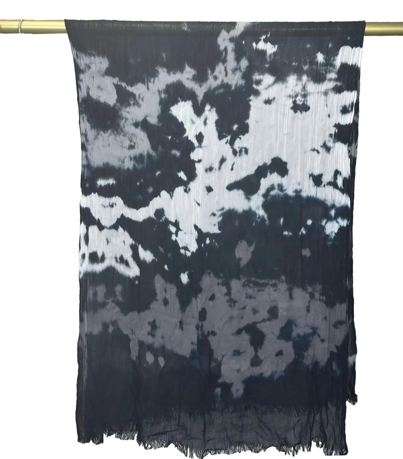 Wholesale Lightweight Marble Print Shawl Elegant Frayed Edges