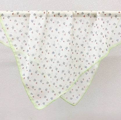 Wholesale Lightweight Polyester Sheer Fabric Square Scarf  Women