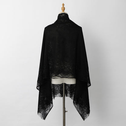 Wholesale Luxury Floral Lace Triangle Shawl Fringes Wedding Evening Dresses