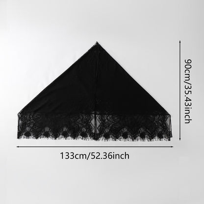 Wholesale Luxury Floral Lace Triangle Shawl Fringes Wedding Evening Dresses