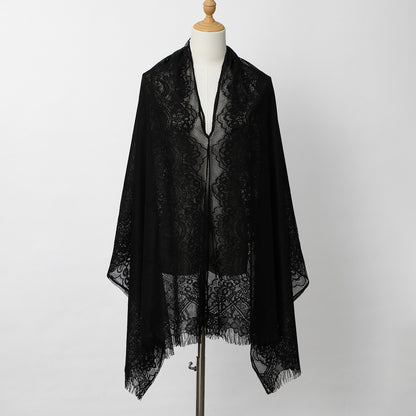 Wholesale Luxury Floral Lace Triangle Shawl Fringes Wedding Evening Dresses