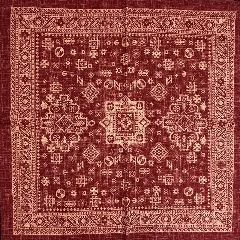 Wholesale Luxury Paisley Digital Print Scarf Vintage Pocket Square