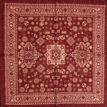 Wholesale Luxury Paisley Digital Print Scarf Vintage Pocket Square