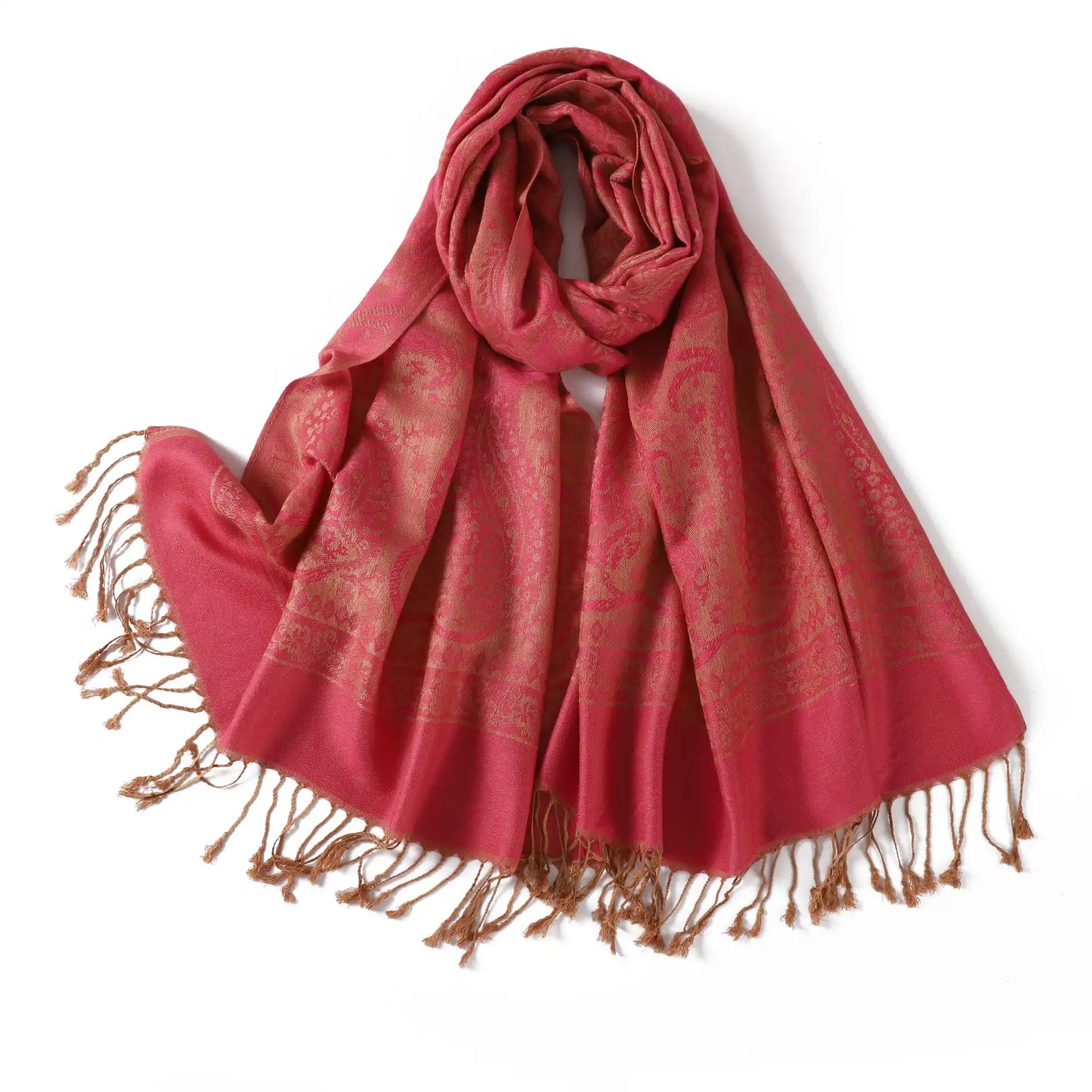 Wholesale Luxury Paisley Shawls Bulk Pack Jacquard Pashmina Women
