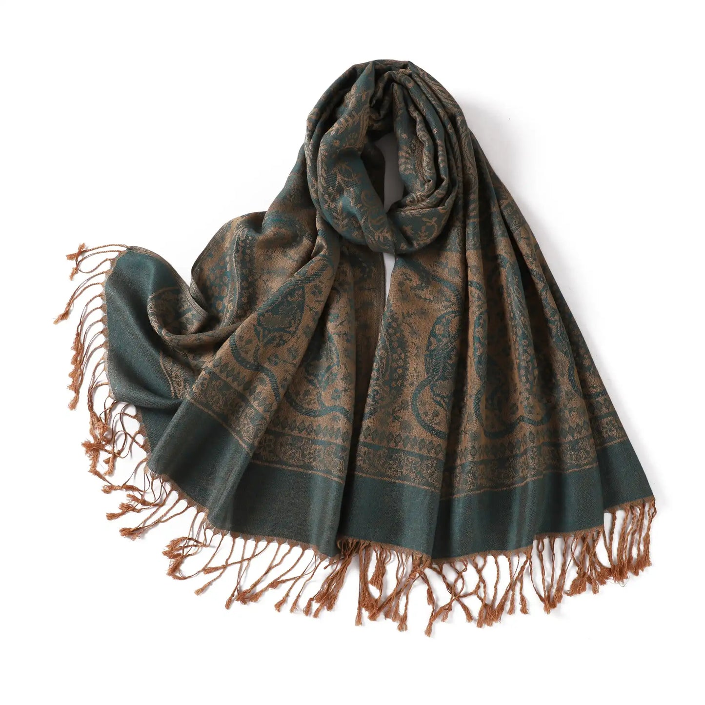 Wholesale Luxury Paisley Shawls Bulk Pack Jacquard Pashmina Women