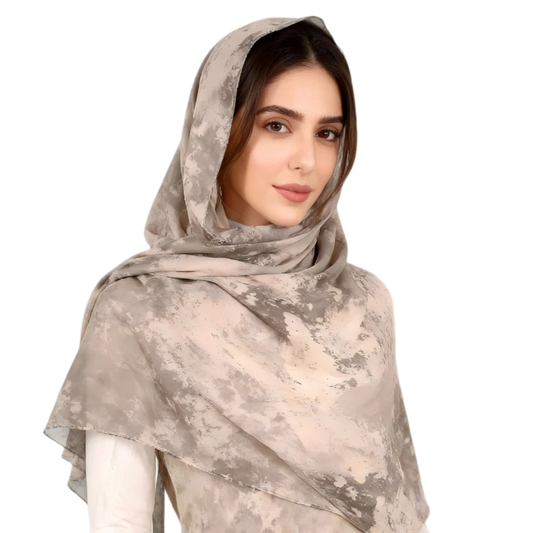 Wholesale Luxury Watercolor Abstract Printed Hijab Scarf Pack