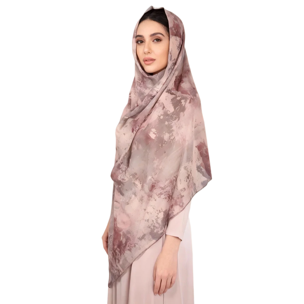 Wholesale Luxury Watercolor Abstract Printed Hijab Scarf Pack