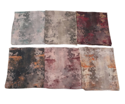 Wholesale Luxury Watercolor Abstract Printed Hijab Scarf Pack