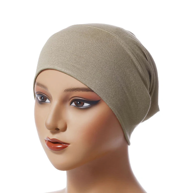 Wholesale Mercerized Cotton Hijab Bonnet Undercap Non-Slip Full Coverage
