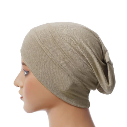 Wholesale Mercerized Cotton Hijab Bonnet Undercap Non-Slip Full Coverage