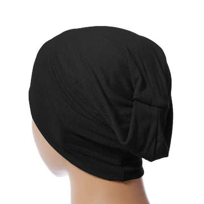Wholesale Mercerized Cotton Hijab Bonnet Undercap Non-Slip Full Coverage