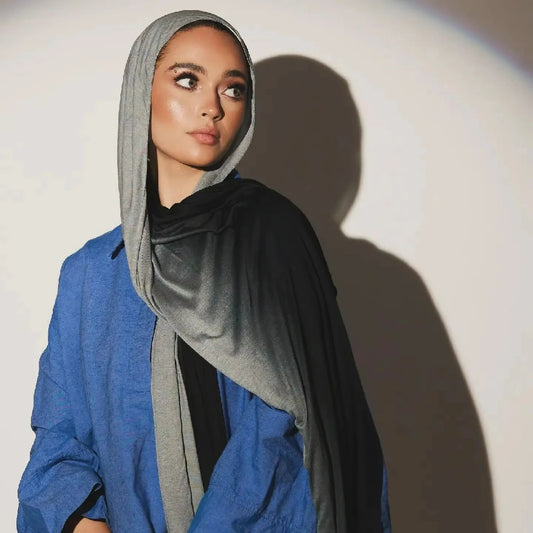 Sciarpa Lunga Di Seta Per Le Donne Nero Designer Hijab Scialli - Foto 8