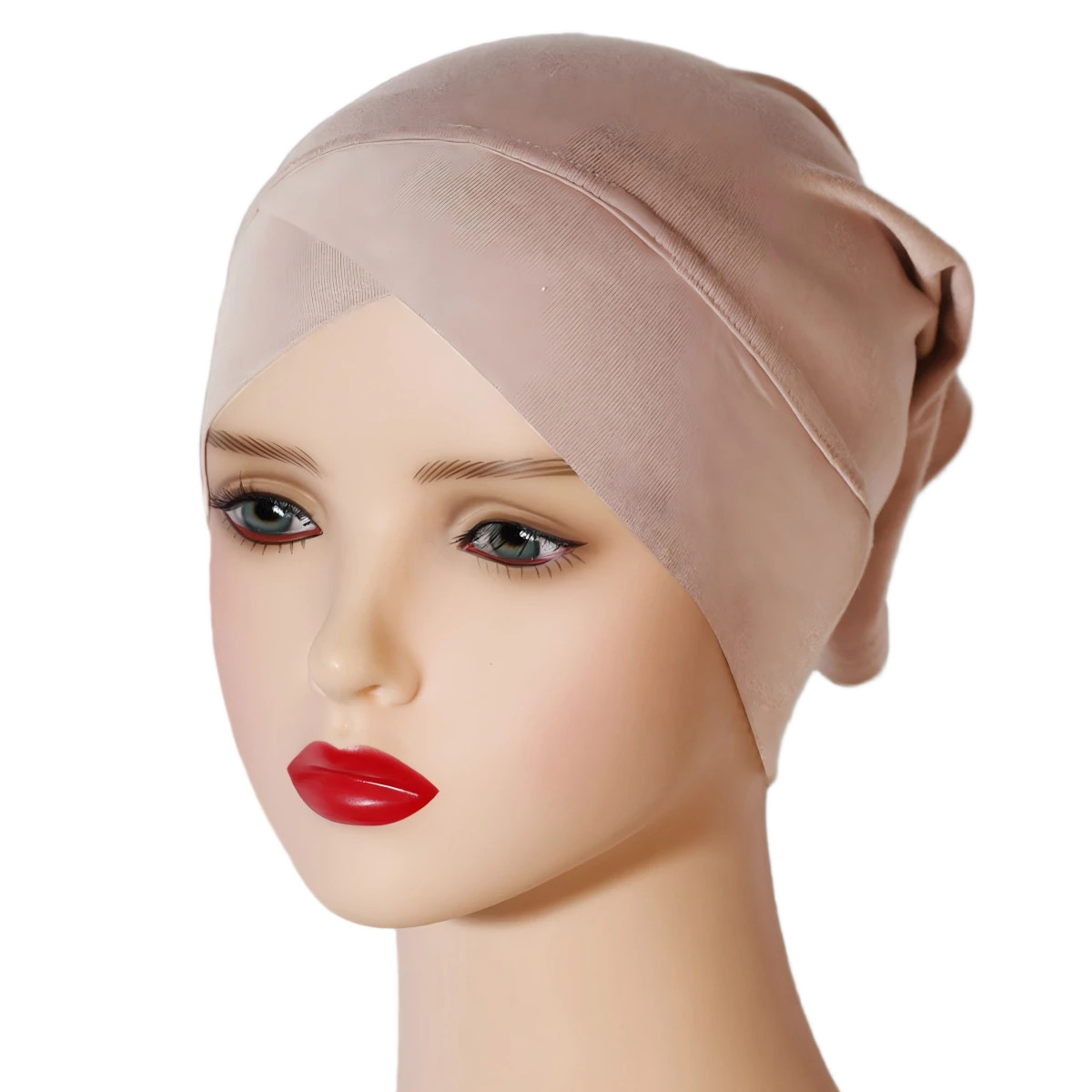 Wholesale Modest Fashion Breathable Criss Cross Hijab Underscarf Tube Style