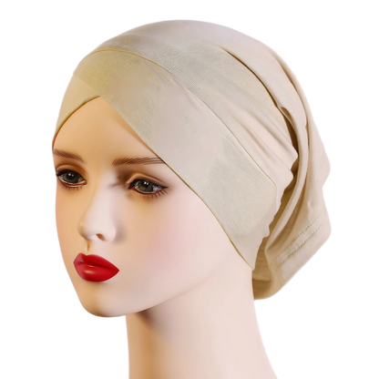 Wholesale Modest Fashion Breathable Criss Cross Hijab Underscarf Tube Style