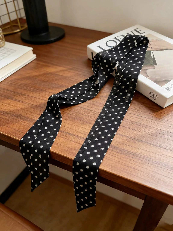 Wholesale Multi functional Skinny Scarf Hair Tie Bag Wrap Chic Neck Ribbon