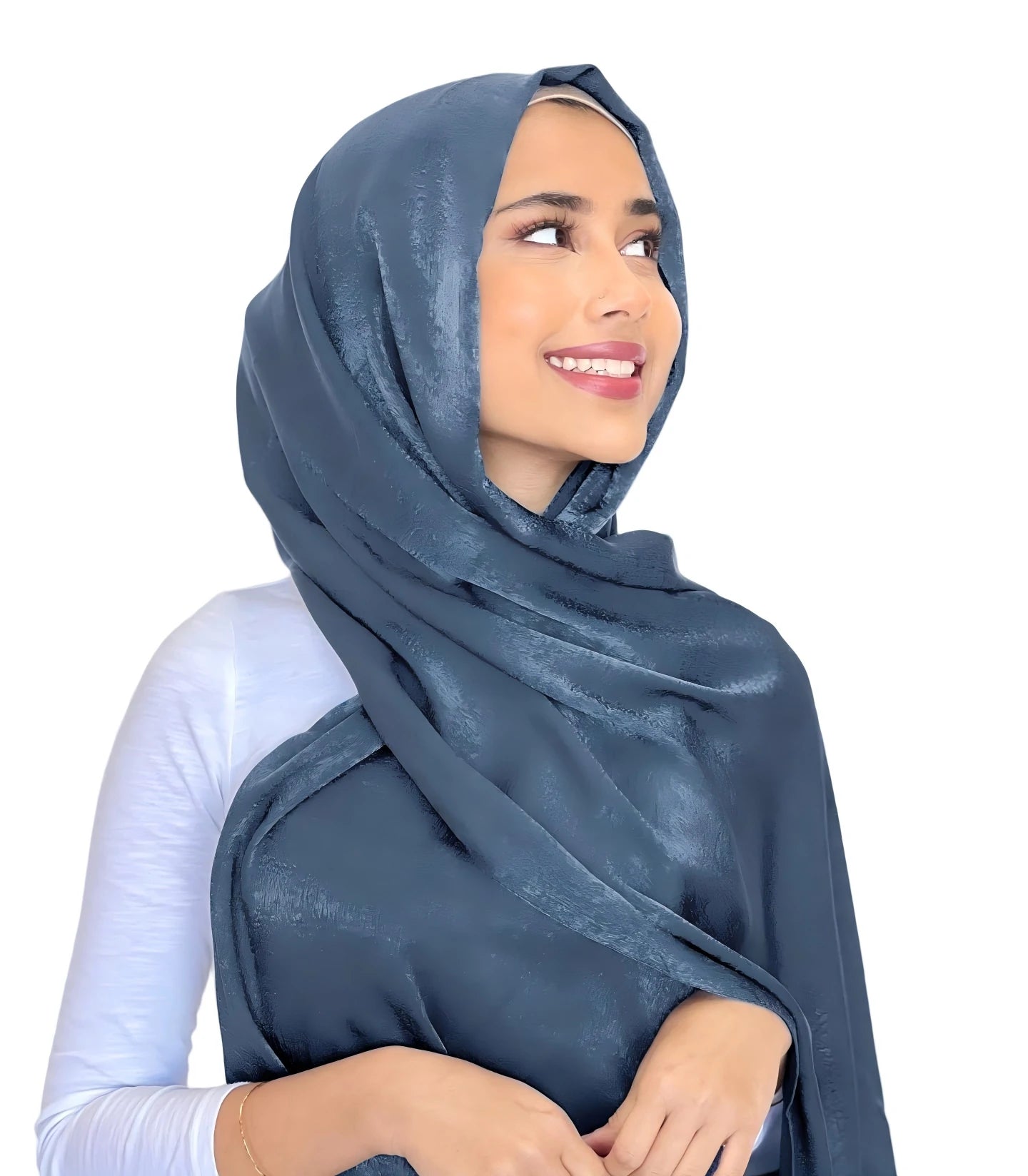 Wholesale Premium Shimmer Crinkle Hijab Scarf Elegant Silk-Like Muslim