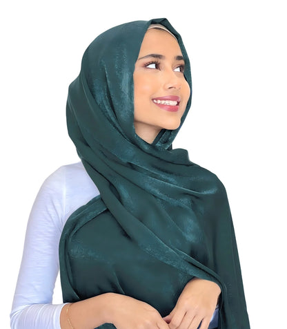 Wholesale Premium Shimmer Crinkle Hijab Scarf Elegant Silk-Like Muslim