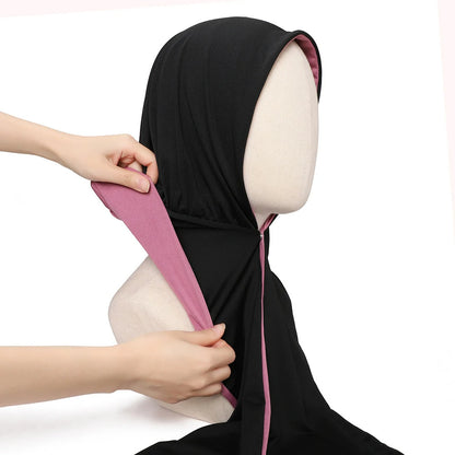 Wholesale Reversible Modal Hijab Undercap with Snaps