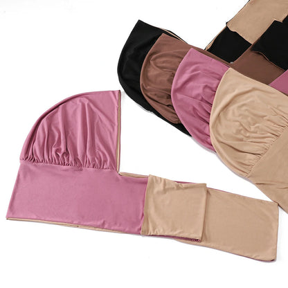 Wholesale Reversible Modal Hijab Undercap with Snaps