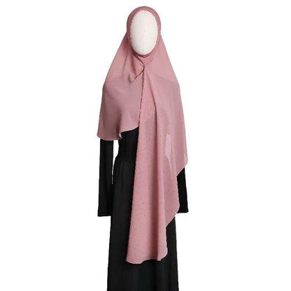 Wholesale Rhinestone Hijab Scarf Sparkly Long Muslim Head Wrap Shawl